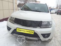 Маска утеплитель радиатора НОРМА для кроссовера Suzuki Grand Vitara 2012-2016 / Сузуки Гранд Витара 2012-2016