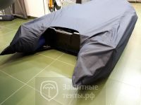 Модельный тент-чехол на резиновую ПВХ лодку