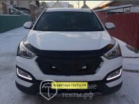 Маска утеплитель радиатора СТАНДАРТ для автомобиля Hyundai Santa Fe / Хендай Санта фе 2012-2016