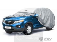 Тент-чехол автомобильный PSV, с молнией, модель 20,  для ГАЗ 3102 Волга 