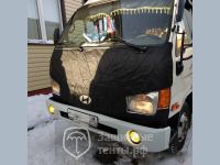 Маска утеплитель радиатора ПРЕМИУМ для грузовика Hyundai HD72/ Хундай/Хендай ХД72 2010-2015 г.