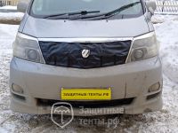 Маска утеплитель радиатора НОРМА для автомобиля Toyota Alphard / Тойота Альфард (2002 - 2005)