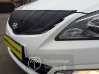 Маска утеплитель радиатора ПРЕМИУМ для автомобиля Subaru Legacy / Субару Легаси (2007 - 2009) правый руль