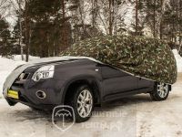 Тент чехол для внедорожника и кроссовера, Двойной КОМФОРТ плюс  для Mazda CX-30 