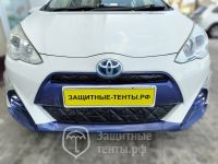 Маска утеплитель радиатора НОРМА для автомобиля Toyota Aqua / Тойота Аква (2014 - 2017)