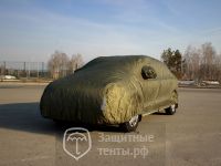 Тент чехол для автомобиля, ТУРИСТ плюс  для Nissan Note 