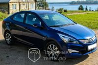 Модельный тент-чехол для автомобиля Hyundai Solaris / Хендай Солярис седан
