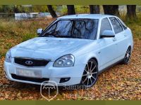 Модельный тент-чехол для автомобиля Lada Priora Hatchback / Лада Приора Хэтчбек