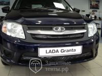 Маска утеплитель радиатора СТАНДАРТ для автомобиля Lada Granta Liftback / Лада Гранта Лифтбек 2013-2018